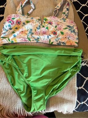 Trina Turk Bright Green Swim Bottoms